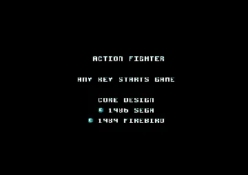 Action Fighter (UK) (1989) screen shot title